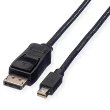 Value DisplayPort Kabel Mini DisplayPort Stecker auf DisplayPort Stecker 5 m Schwarz