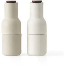 Audo - Bottle Grinder Salz- und Pfeffermühlen Set, Keramik glasiert / sand