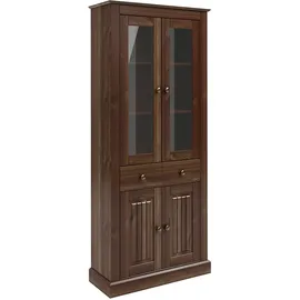 OTTO home Vitrine Liotta 77 x 31 x 181 cm Braun