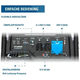 Hyundai Benzin Generator HY8500LEK