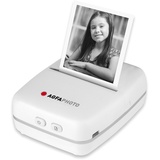 AgfaPhoto Realipix Pocket P Schwarz-Weiß Thermodrucker für Kinder mit spaßiger App zum Malen & Kritzeln, normal, ARKMPW