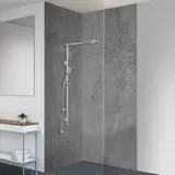 yourplate Duschrückwände mit individueller Größe (2 Rückwände – Premium Nano Matt – st05) – Duschrückwand Alu mit Feuchtigkeitsschutz – Rückwand Dusche zur einfachen Montage