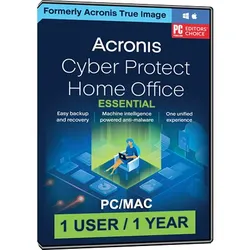 Acronis Cyber Protect Home Office Essential PC/MAC (1 User / 1 Year) - EU