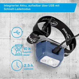 CARTREND LED Stirnlampe Blau