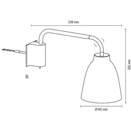 Fritz Hansen Caravaggio Read Wandleuchte Opalglas - Fritz Hansen