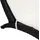 vidaXL Sonnenliege 162 x 64 x 86 cm schwarz/cremeweiß inkl. Auflage klappbar