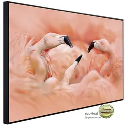 papermoon Infrarotheizung »EcoHeat - Flamingos«, Matt-Effekt - bunt