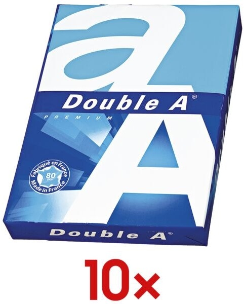 10 Pack Multifunktionales Druckerpapier »Double A« weiß, Double A