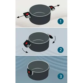 BALLARINI Click & Cook Topf-Set 3-tlg.