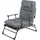 Lex 2in1 Klappliege 200 x 66 x 29 cm Grau