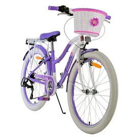 Volare Lovely 24" RH 33.5 cm lila 7-Gang Handbremsen