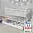 Kids Collective Babybett Weiß 60 x 120 cm