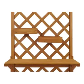 Mendler Hochbeet HWC-P68 135 x 70 x 30 cm Braun