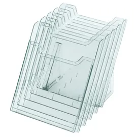 Exacompta Display-Set mit 5 Fächern für A4 hoch Transparent