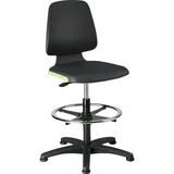 bimos Arbeitsstuhl Labsit 3, K-Leder grün Sitzhöhe 520-770 mm