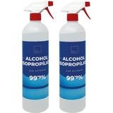 Isopropanol 99,9% 2000 ml Sprühflasche | Isopropylalkohol Reinigungsalkohol