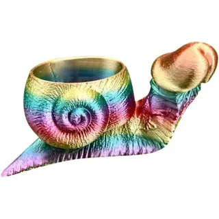 PIWINE Meeresschildkröte Pflanzer, Schnecke Pflanzer, Harz Ornamente, Desktop Dekorationen, kleine Harz Blumentöpfe, geeignet für Gärten, Gärten und Balkone(Schnecken)