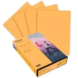 Inapa tecno colors A4, 160 g/qm mittelorange, 250 Blatt