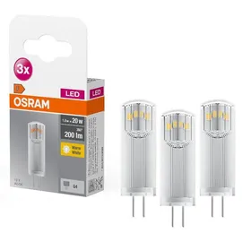 Osram LED Lampe 4058075450011 1,8 W G4 warmweiß 3 St.