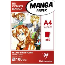 Quo Vadis Layoutblock für Mangas und Comics A4 50 Blatt 100 g
