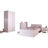 Parisot Jugendzimmer-Set "Pirouette", weiß, B/H: 90cm x 200cm, Holzwerkstoff, Schlafzimmermöbel-Sets