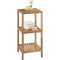 Regal WENKO "Norway", braun (walnuss), B:36cm H:79cm T:36cm, Regale, 1 Ablage