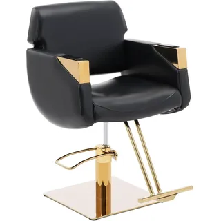 Physa Friseurstuhl mit Fußstütze 480-630 mm 200 kg Penryn Black & Gold