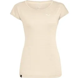SALEWA Damen T-Shirt "Puez Melange Dryton", oatmeal melange, 40