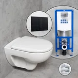 Geberit Renova Wand-WC & Tellkamp WC-Sitz mit neeos Vorwandelement,, 203050000+16791BM#SET,