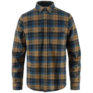Fjällräven Singi Heavy Flannel Shirt Dark Navy / Buckwheat Brown XL