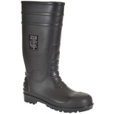 Portwest Total-Sicherheitsgummistiefel S5, Größe: 45, Farbe: Schwarz, FW95BKR45