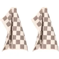 PAD CHESS Seiftuch 30 x 30 cm schwarz 2-tlg.
