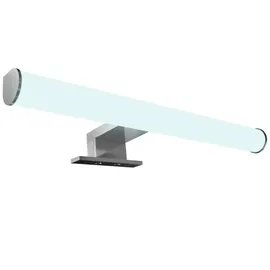 Kalb LED Spiegelleuchte 600mm Aufbauleuchte 230V Badezimmer Leuchte verchromt, Tropfenform Warmweiß
