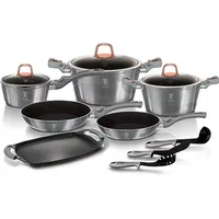 Berlinger Haus Moonlight Topf-Set 9-tlg. 3 x Kochtopf +