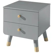 Vipack Nachttisch Billy grau