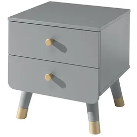 Vipack Nachttisch Billy grau