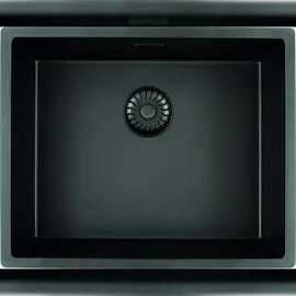 Caressi Cagrpp50bk-fl schwarz flächenbündig Handbetätigung 540 x 440 mm