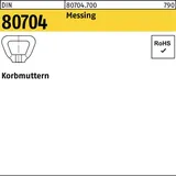 F. REYHER Nchfg. GmbH & Co. KG Korbmutter DIN 80704 M24 Messing 5 Stück