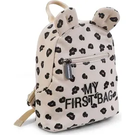 Childhome Kinderrucksack My First Bag Canvasstoff Leopardmotiv