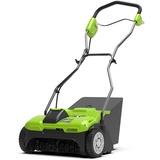 Greenworks G40DT35 , Akku-Ver­ti­ku­tie­rer & SOLO - OHNE Akku UND Ladegerät,