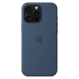 Apple iPhone 16 Pro Silikon Case mit MagSafe Denim