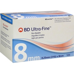 Bd Ultra-Fine Pen-Nadel 8 Mm 105 ST