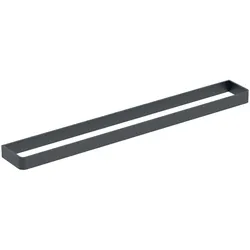 Geberit Handtuchhalter für Badezimmermöbel, Accessoires, schwarz matt / pulverbeschichtet matt