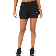 Asics Road 2-N-1 3.5In Sport-Shorts Schwarz XS