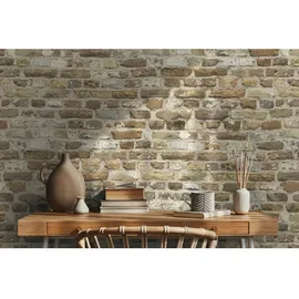 A.S. Création Tapete Stein Hellbraun - 1,005.00 x 0,53 m Made in Germany