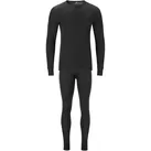 Whistler Cerro Merinowolle Baselayer langarm Skiunterwäsche-Set Herren 1001 - black 3XL