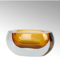 Lambert Vasco Glasvase amber H 12 cm L 25 cm B 18 cm