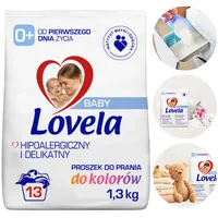 Lovela Baby Waschpulver 1,3kg Buntwäsche Hypoallergen Waschmittel