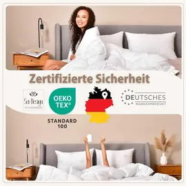 sei design heimtextilien inh. i. richter sei Design Premium Bettdecke Air Softfill Collection SWAN de Luxe 155x220 cm – Weiß