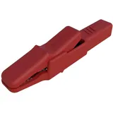 Hirschmann SKS Hirschmann AK 2 B rt Sicherheits-Abgreifklemme Steckanschluss 4 mm CAT II 300V Rot